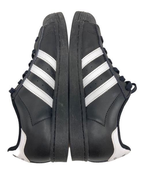 adidas（アディダス）adidas (アディダス) ローカットスニーカー　スーパースター ブラック サイズ:US5.5の古着・服飾アイテム
