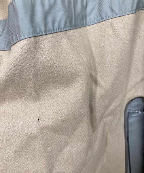 Christian Dior MONSIEUR（クリスチャンディオールムッシュ）Christian Dior MONSIEUR (クリスチャンディオールムッシュ) 【古着】ノーカラーコート　ロングコート　アウター　ライトアウター オリーブ サイズ:38Rの古着・服飾アイテム