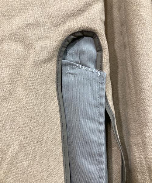 Christian Dior MONSIEUR（クリスチャンディオールムッシュ）Christian Dior MONSIEUR (クリスチャンディオールムッシュ) 【古着】ノーカラーコート　ロングコート　アウター　ライトアウター オリーブ サイズ:38Rの古着・服飾アイテム