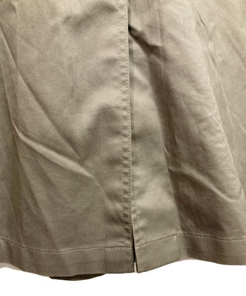 Christian Dior MONSIEUR（クリスチャンディオールムッシュ）Christian Dior MONSIEUR (クリスチャンディオールムッシュ) 【古着】ノーカラーコート　ロングコート　アウター　ライトアウター オリーブ サイズ:38Rの古着・服飾アイテム