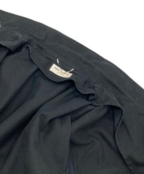 Saint Laurent Paris（サンローランパリ）Saint Laurent Paris (サンローランパリ) ミリタリージャケット ブラック サイズ:48の古着・服飾アイテム