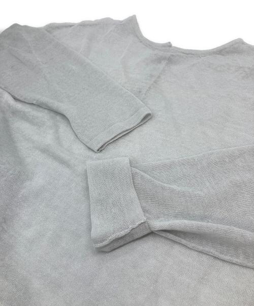 Noble（ノーブル）Noble (ノーブル) 2wayヘンリーネックシアープルオーバー グレー サイズ:実寸参照の古着・服飾アイテム