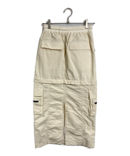 X-GIRL（エックスガール）X-GIRL (エックスガール) CONVERTIBLE EASY SKIRT　コンバーチブルイシースカート　ロングスカート　ミニスカート ベージュ サイズ:Sの古着・服飾アイテム