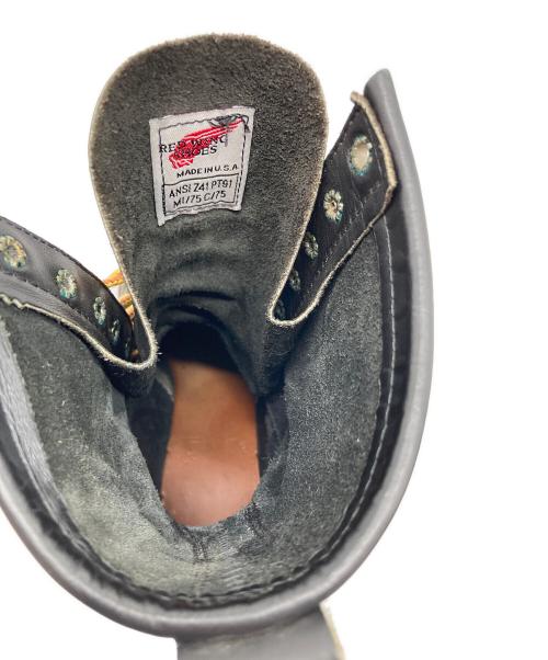 RED WING（レッドウィング）RED WING (レッドウィング) ロガーブーツ　Protective Toe　刺繍羽タグ ブラウン サイズ:8Dの古着・服飾アイテム