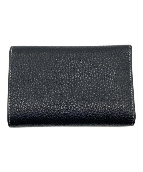 Whitehouse Cox（ホワイトハウスコックス）Whitehouse Cox (ホワイトハウスコックス) 2つ折り財布　ウォレット　コンパクト　レザー　英国製 ブラック サイズ:実寸参照の古着・服飾アイテム