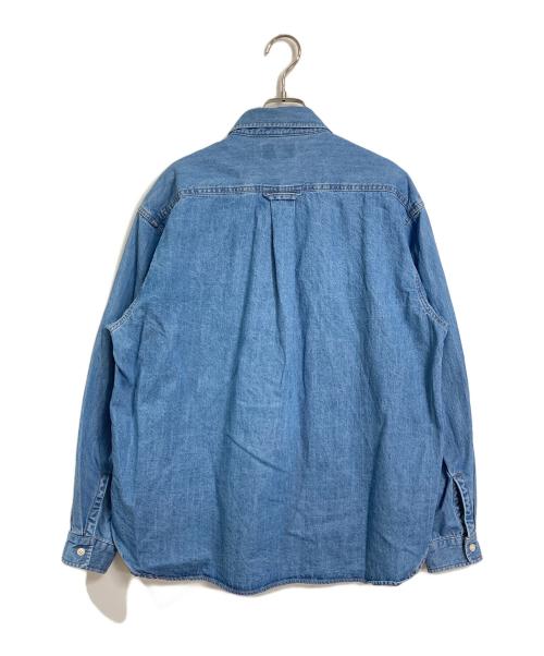 JOURNAL STANDARD relume（ジャーナルスタンダード レリューム）JOURNAL STANDARD relume (ジャーナルスタンダード レリューム) 9oz デニムワークシャツ　コットンシャツ ブルー サイズ:実寸参照の古着・服飾アイテム