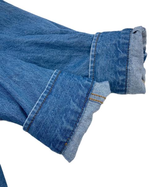 JOURNAL STANDARD relume（ジャーナルスタンダード レリューム）JOURNAL STANDARD relume (ジャーナルスタンダード レリューム) 9oz デニムワークシャツ　コットンシャツ ブルー サイズ:実寸参照の古着・服飾アイテム