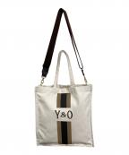 YOUNG & OLSEN The DRYGOODS STOREヤングアンドオルセン ザ ドライグッズストア）の古着「STRAP MARKET TOTE  ストラップマーケットトート　トートバッグ　ショルダーバッグ」｜ベージュ