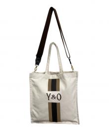 YOUNG & OLSEN The DRYGOODS STORE（ヤングアンドオルセン ザ ドライグッズストア）の古着「STRAP MARKET TOTE  ストラップマーケットトート　トートバッグ　ショルダーバッグ」｜ベージュ