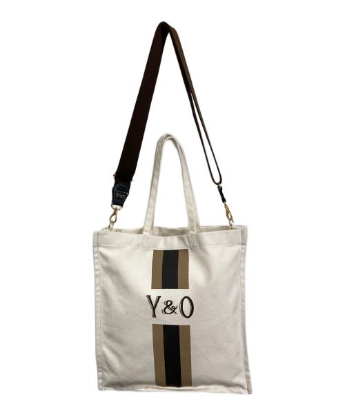 YOUNG & OLSEN The DRYGOODS STORE（ヤングアンドオルセン ザ ドライグッズストア）YOUNG & OLSEN The DRYGOODS STORE (ヤングアンドオルセン ザ ドライグッズストア) STRAP MARKET TOTE  ストラップマーケットトート　トートバッグ　ショルダーバッグ ベージュ サイズ:実寸参照の古着・服飾アイテム