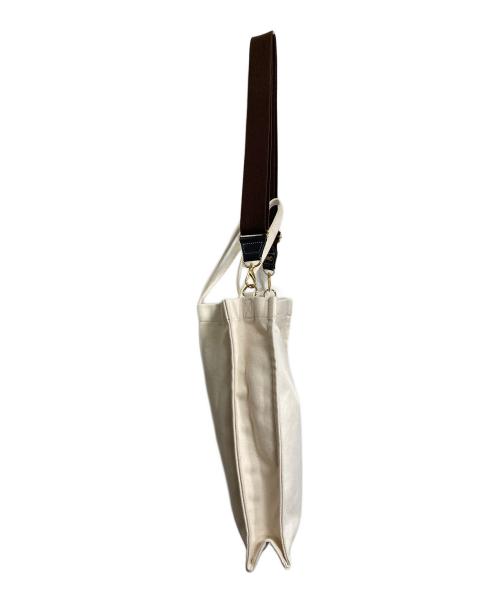 YOUNG & OLSEN The DRYGOODS STORE（ヤングアンドオルセン ザ ドライグッズストア）YOUNG & OLSEN The DRYGOODS STORE (ヤングアンドオルセン ザ ドライグッズストア) STRAP MARKET TOTE  ストラップマーケットトート　トートバッグ　ショルダーバッグ ベージュ サイズ:実寸参照の古着・服飾アイテム