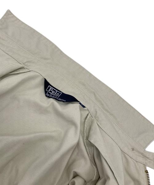 POLO RALPH LAUREN（ポロ・ラルフローレン）POLO RALPH LAUREN (ポロ・ラルフローレン) 【古着】スイングトップ　コットンジャケット ベージュ サイズ:Lの古着・服飾アイテム