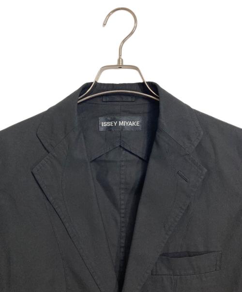 ISSEY MIYAKE（イッセイミヤケ）ISSEY MIYAKE (イッセイミヤケ) テーラードジャケット　15AW アウター　ライトアウター　日本製 ブラック サイズ:2の古着・服飾アイテム
