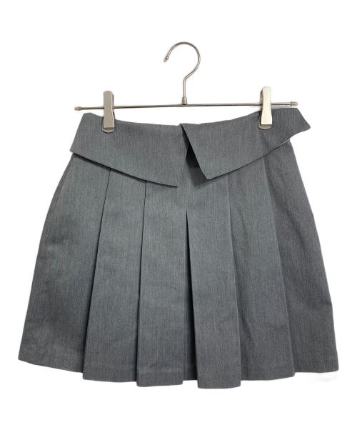 pierre cardin（ピエール・カルダン）pierre cardin (ピエール・カルダン) FRAY ID (フレイ アイディー) ミニスカート　プリーツスカート グレー サイズ:1 未使用品の古着・服飾アイテム