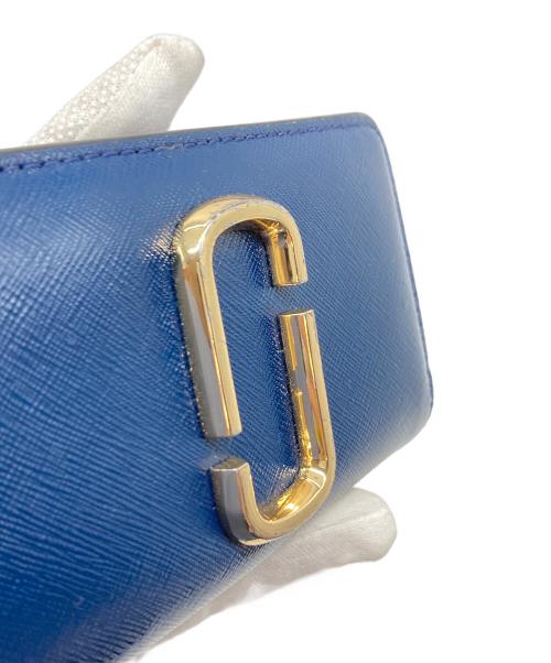 MARC JACOBS（マークジェイコブス）MARC JACOBS (マークジェイコブス) スナップショット コンパクトウォレット　折りたたみ財布 ネイビー サイズ:実寸参照の古着・服飾アイテム