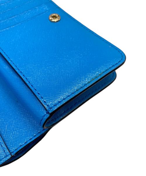 MARC JACOBS（マークジェイコブス）MARC JACOBS (マークジェイコブス) スナップショット コンパクトウォレット　折りたたみ財布 ネイビー サイズ:実寸参照の古着・服飾アイテム