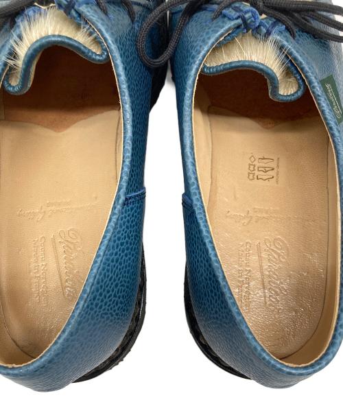 PARABOOT（パラブーツ）PARABOOT (パラブーツ) beams別注 MICHAEL ポニーハラコ ドレスシューズ ブルー サイズ:42 1/2の古着・服飾アイテム