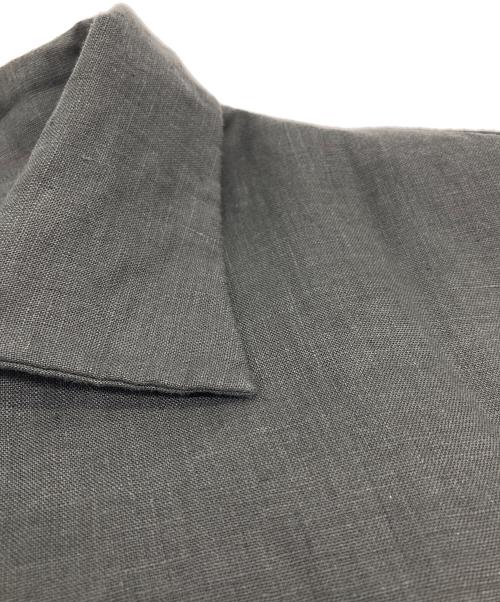 MARKAWARE（マーカウェア）MARKAWARE (マーカウェア) OPEN COLLAR SHIRT HEMP 半袖シャツ　日本製 カーキ サイズ:2の古着・服飾アイテム