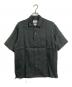 MARKAWARE（マーカウェア）の古着「OPEN COLLAR SHIRT HEMP 半袖シャツ　日本製」｜カーキ