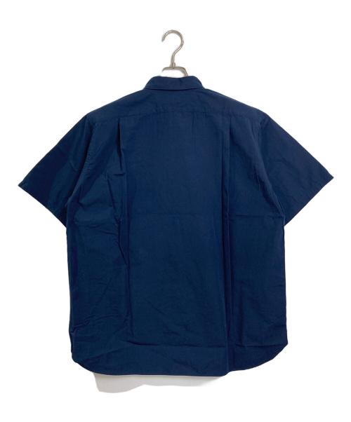 nanamica（ナナミカ）nanamica (ナナミカ) Regular Collar Wind H/S Shirt 半袖シャツ　日本製　 ネイビー サイズ:M 未使用品の古着・服飾アイテム
