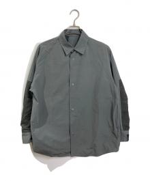 N.HOOLYWOOD（エヌ ハリウッド）の古着「23AW BIG SHIRT  長袖シャツ　ビッグシルエット」｜グレー