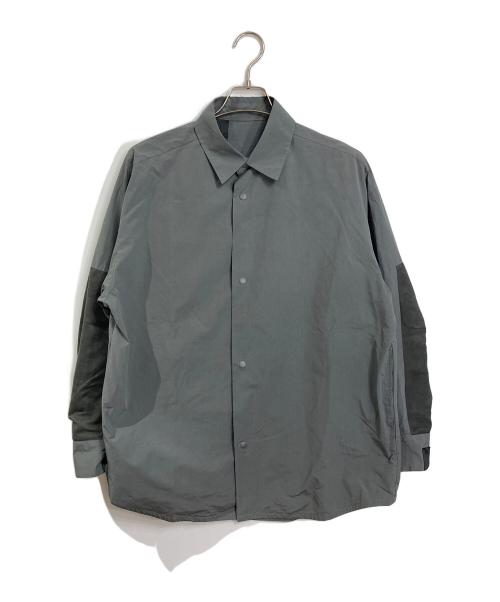 N.HOOLYWOOD（エヌ ハリウッド）N.HOOLYWOOD (エヌ ハリウッド) 23AW BIG SHIRT  長袖シャツ　ビッグシルエット グレー サイズ:36の古着・服飾アイテム