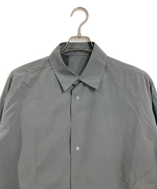 N.HOOLYWOOD（エヌ ハリウッド）N.HOOLYWOOD (エヌ ハリウッド) 23AW BIG SHIRT  長袖シャツ　ビッグシルエット グレー サイズ:36の古着・服飾アイテム