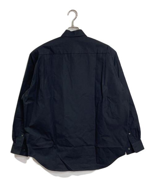 MARKAWARE（マーカウェア）MARKAWARE (マーカウェア) 23AW HUGE SHIRT コットンシャツ　日本製 ブラック サイズ:1 未使用品の古着・服飾アイテム