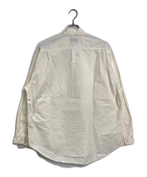 MARKA（マーカ）MARKA (マーカ) UTILITY SHIRT WIDE ORGANIC COTTON TYPEWRITER  コットンシャツ　日本製 ベージュ サイズ:1 未使用品の古着・服飾アイテム