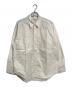 MARKA（マーカ）の古着「UTILITY SHIRT WIDE ORGANIC COTTON TYPEWRITER  コットンシャツ　日本製」｜ベージュ