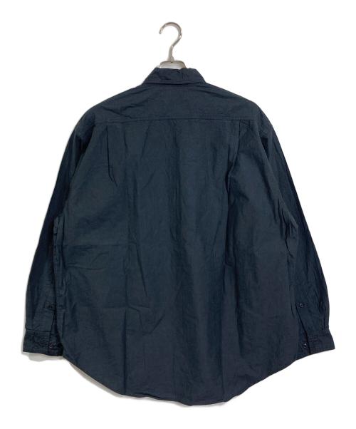 MARKA（マーカ）MARKA (マーカ) UTILITY SHIRT WIDE ORGANIC COTTON TYPEWRITER コットンシャツ　日本製 ブラック サイズ:1 未使用品の古着・服飾アイテム