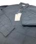 中古・古着 MARKA (マーカ) UTILITY SHIRT WIDE ORGANIC COTTON TYPEWRITER コットンシャツ　日本製 ブラック サイズ:1 未使用品：12000円