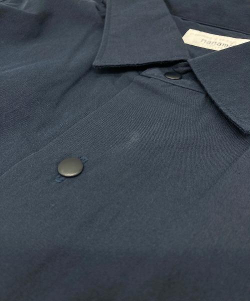 nanamica（ナナミカ）nanamica (ナナミカ) Regular Collar Wind Shirt 長袖シャツ　日本製 ネイビー サイズ:M 未使用品の古着・服飾アイテム