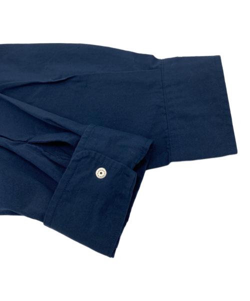 nanamica（ナナミカ）nanamica (ナナミカ) Regular Collar Wind Shirt 長袖シャツ　日本製 ネイビー サイズ:M 未使用品の古着・服飾アイテム