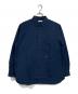 nanamica（ナナミカ）の古着「Regular Collar Wind Shirt 長袖シャツ　日本製」｜ネイビー