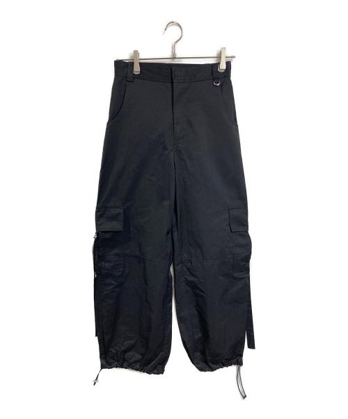 MAISON SPECIAL（メゾンスペシャル）MAISON SPECIAL (メゾンスペシャル) Drawstring Cargo Pants ブラック サイズ:38の古着・服飾アイテム