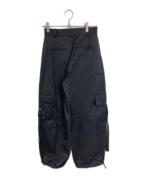 MAISON SPECIAL（メゾンスペシャル）MAISON SPECIAL (メゾンスペシャル) Drawstring Cargo Pants ブラック サイズ:38の古着・服飾アイテム