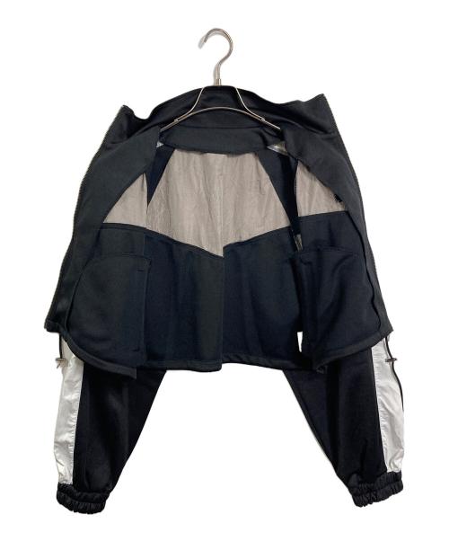 MAISON SPECIAL（メゾンスペシャル）MAISON SPECIAL (メゾンスペシャル) Cropped Track Jacket  クロップドトラックジャケット　アウター　ライトアウター　ショート丈 ブラック サイズ:FREEの古着・服飾アイテム
