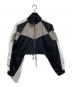 MAISON SPECIAL（メゾンスペシャル）の古着「Cropped Track Jacket  クロップドトラックジャケット　アウター　ライトアウター　ショート丈」｜ブラック