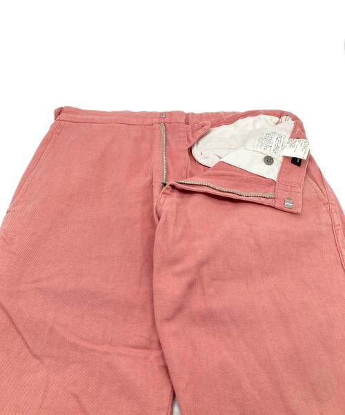 COMME des GARCONS HOMME PLUS（コムデギャルソンオムプリュス）COMME des GARCONS HOMME PLUS (コムデギャルソンオムプリュス) サイドボタンアーカイブカラーパンツ　コットンパンツ　日本製 ピンク サイズ:Sの古着・服飾アイテム