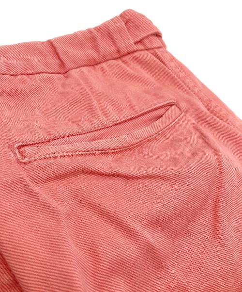 COMME des GARCONS HOMME PLUS（コムデギャルソンオムプリュス）COMME des GARCONS HOMME PLUS (コムデギャルソンオムプリュス) サイドボタンアーカイブカラーパンツ　コットンパンツ　日本製 ピンク サイズ:Sの古着・服飾アイテム