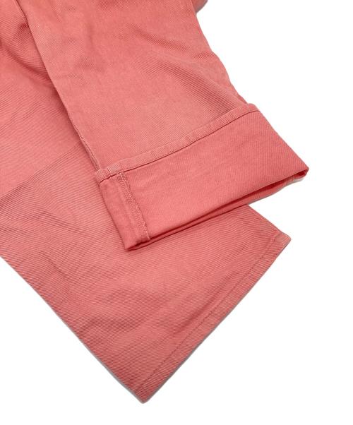 COMME des GARCONS HOMME PLUS（コムデギャルソンオムプリュス）COMME des GARCONS HOMME PLUS (コムデギャルソンオムプリュス) サイドボタンアーカイブカラーパンツ　コットンパンツ　日本製 ピンク サイズ:Sの古着・服飾アイテム