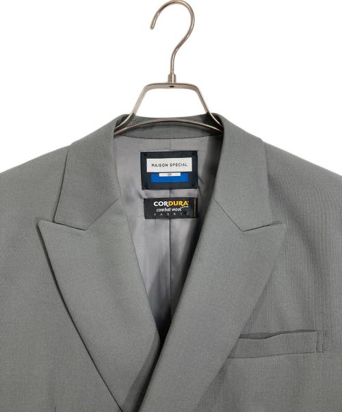 MAISON SPECIAL（メゾンスペシャル）CORDURA Wool Prime-Over Peaked Lapel Gold Button Blazer コーデュラウールプライムオーバーピークドラペルゴールドボタンブレザー　金ボタン　アウター　ライトアウター　セレモニーの古着・服飾アイテム