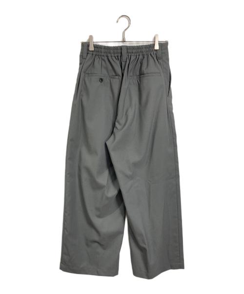 MAISON SPECIAL（メゾンスペシャル）MAISON SPECIAL (メゾンスペシャル) CORDURA Wool Tow-Tuck Wide Pants グレー サイズ:00の古着・服飾アイテム
