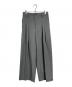 MAISON SPECIAL（メゾンスペシャル）の古着「CORDURA Wool Tow-Tuck Wide Pants」｜グレー