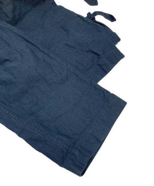 BLURHMS（ブラームス）blurhms (ブラームス) クリスプコットンオーバーオール ネイビー サイズ:Lの古着・服飾アイテム