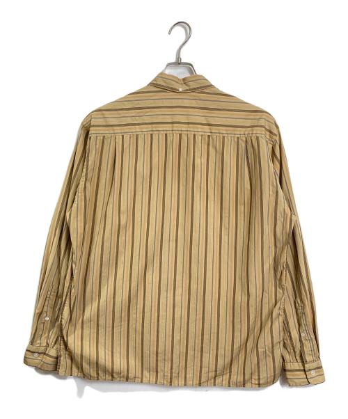 STEVEN ALAN（スティーブンアラン）STEVEN ALAN (スティーブンアラン) G/DYE MULTI/STRIPE SINGLE NEEDLE SHIRT ベージュ サイズ:Mの古着・服飾アイテム