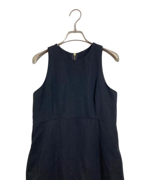 Noble（ノーブル）Noble (ノーブル) カーブシルエットロングワンピース ブラック サイズ:36の古着・服飾アイテム
