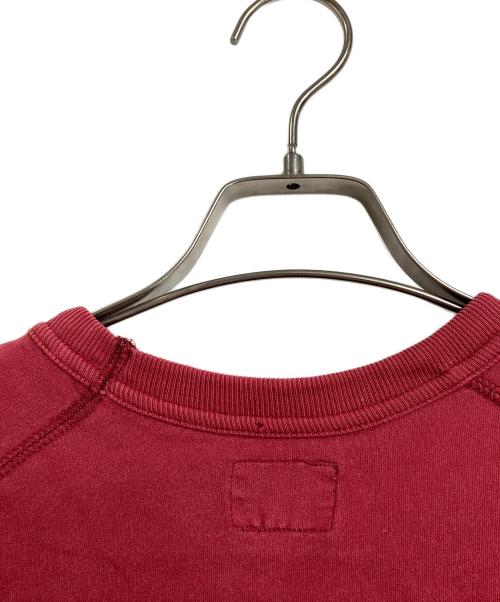 stussy（ステューシー）stussy (ステューシー) 【古着】00’S ラグランカットソー　長袖カットソー　コットンカットソー グレー×レッド サイズ:Mの古着・服飾アイテム