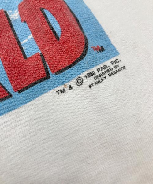 WAYNE'S WORLD（ウェインズ・ワールド）WAYNE'S WORLD  (ウェインズ・ワールド) 【古着】ムービーＴシャツ　グラフィックTシャツ　レトロTシャツ　WAYNE'S WORLD ©92年 ホワイト サイズ:実寸参照の古着・服飾アイテム